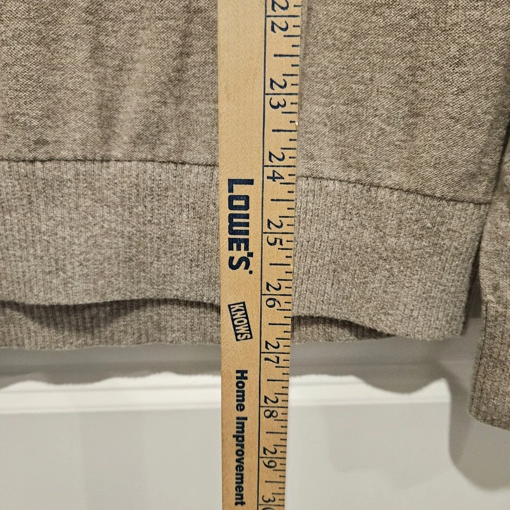 Banana Republic Sweater Mens M Tan Organic Cotton Crewneck Raglan Pullover Knit